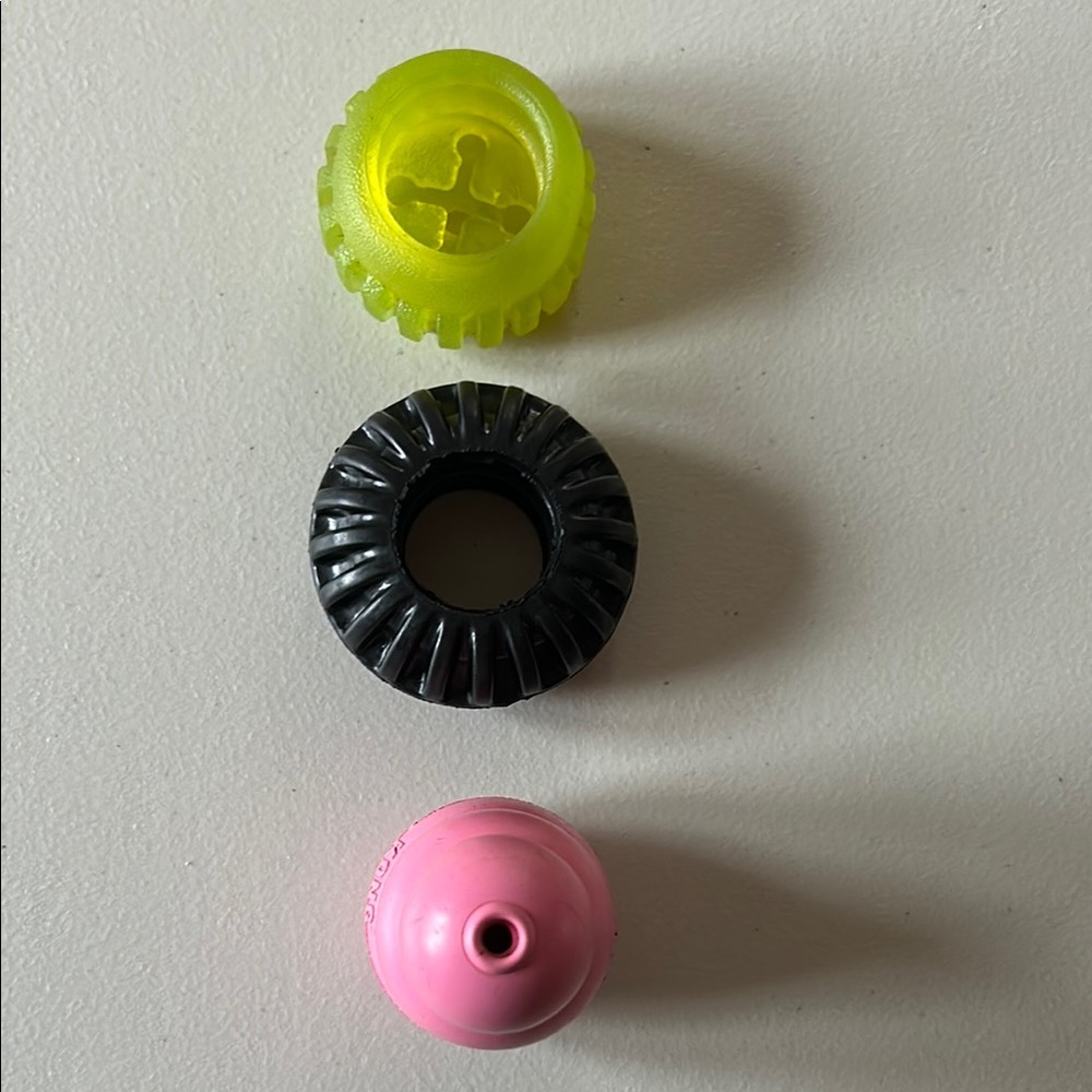 Starmark Dog Chew Toys - Small Size Dog - Sprocket and Wheeler with Puppy Kong
